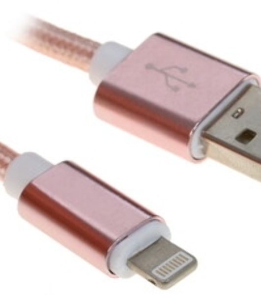 Кабель Redline Candy УТ000021991 Lightning (m) USB A(m) 1м розовый