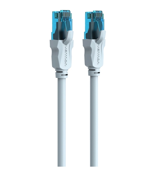 Патч-корд Vention прямой UTP cat.5е, RJ45 - 0,75м. Серый VAP-A10-S075