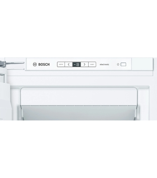 Встраиваемый морозильный шкаф Bosch GIN81AEF0U, белый, 212л, 5 ящиков
