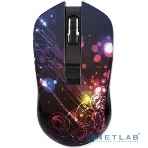 Мышь беспроводная Qumo Fractal M25 черный, 1600 dpi, радиоканал, USB, кнопки - 4, фото3