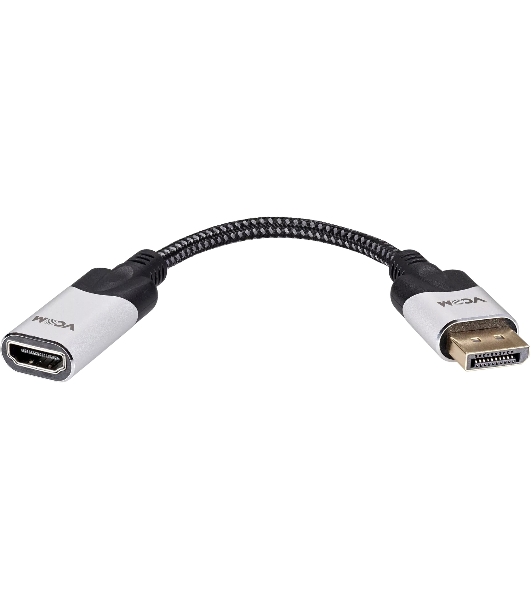 Кабель VCOM DisplayPort TO HDMI 4K 0.15 M CG621M-0.15