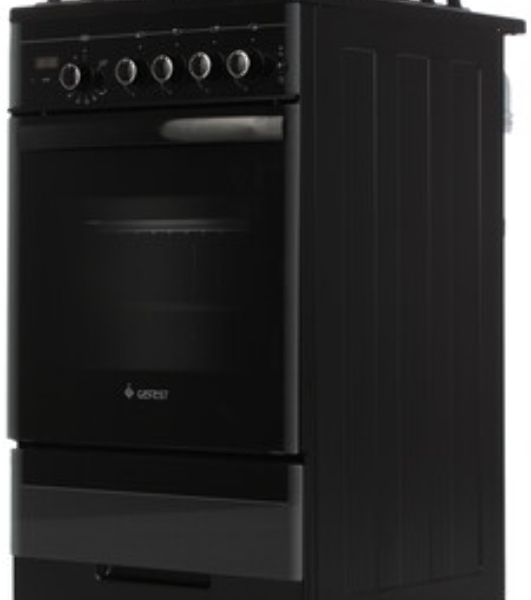 Плита газовая Gefest ПГ 5500-03 0044 черный, конфорок 4 шт, духовка 52 л, 50 см x 85 см x 58.5 см