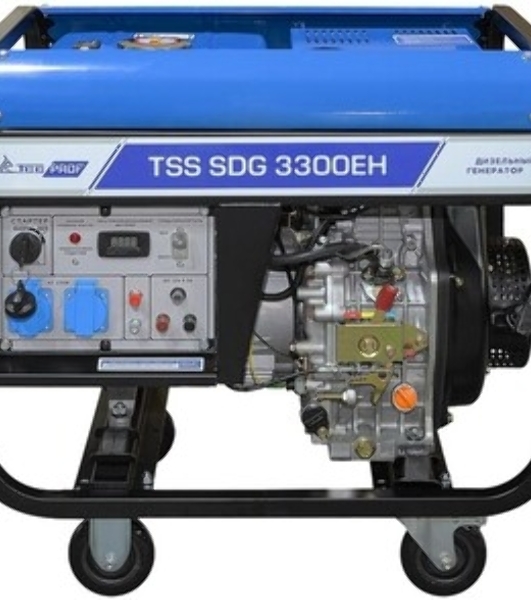 Электрогенератор дизельный ТСС SDG 3300EH, 3.3 кВт, 85 дБ, 78 кг