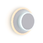 Настенный светодиодный светильник с выключателем Ambrella light FW105 WH/S белый/песок LED 3000K/6400K 15W 240*190*50, фото 1