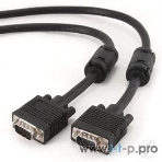 Кабель Gembird/Cablexpert VGA Premium, 15M/15M, 20м, черный, тройной экран,феррит.кольца, фото2