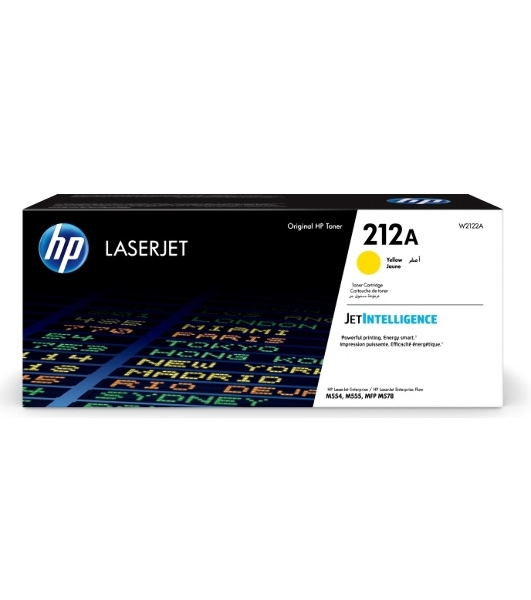 Картридж лазерный Cartridge HP 212A для CLJ Enterprise M554/M555/M578, желтый (4 500 стр.)