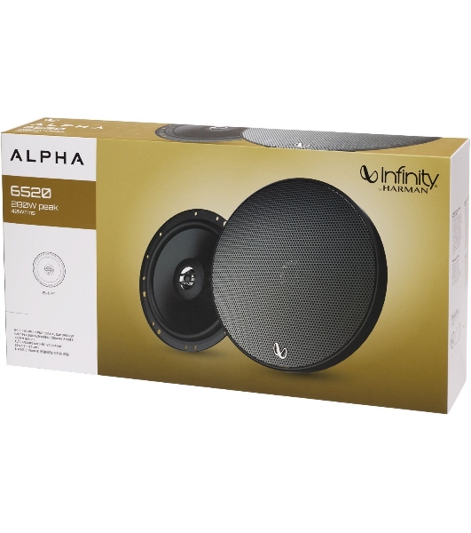 Колонки автомобильные Infinity Alpha 6520 280Вт 91дБ 4Ом 16.5 см (6 1/2дюйм) (ком.: 2 кол.) коаксиальные двухполосные