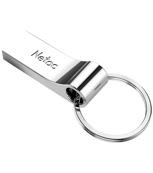 Флешка USB Netac U275 (NT03U275N-016G-20SL), 16Gb, USB 2.0, R/W 50/15, серебристый