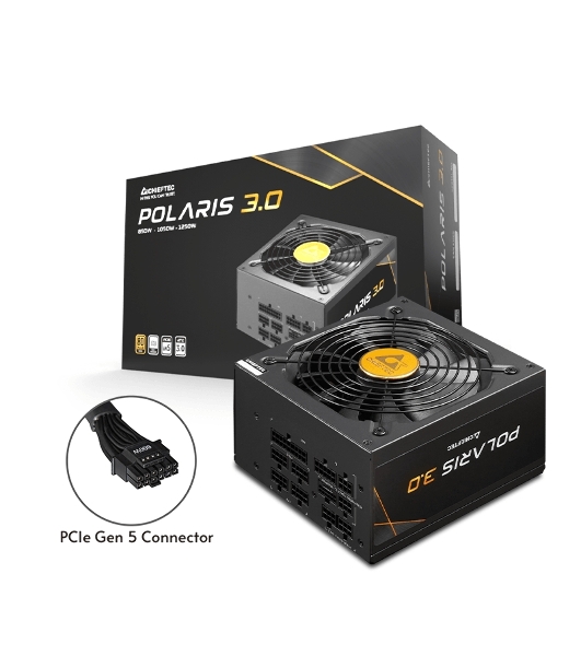 Блок питания Chieftec Polaris 3.0 PPS-1250FC-A3, 1250Вт, 80 PLUS Gold, 135мм, модульный, черный