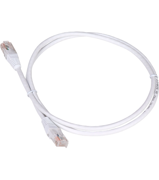 Патч-корд Lanmaster TWT UTP кат.5e, с заливными колпачками, 1.5 м, белый