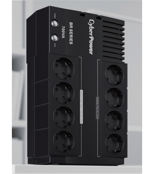 Источник бесперебойного питания Cyberpower BR700EA/700 ВА/420 Вт/8 x CEE 7 (евророзетка)