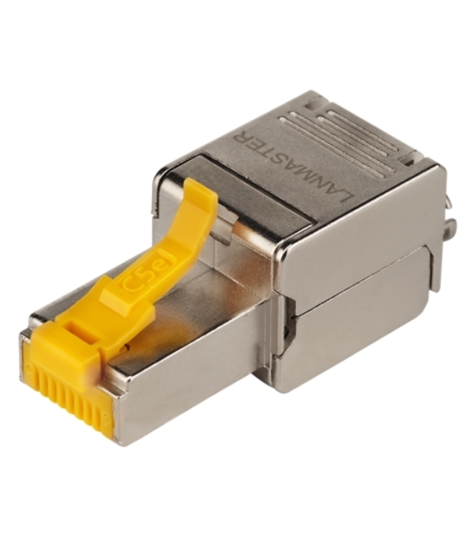 Коннектор Lanmaster полевой (LAN-TMP-S5E) FTP кат.5E RJ45 белый (упак.:1шт)