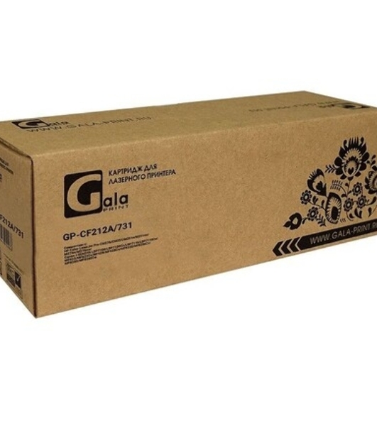 Картридж лазерный GalaPrint GP-CF212A (131A)/731 желтый (1800 стр) для HP LaserJet Pro 200 Color M251/276 Canon i-SENSYS LBP7110CW/LBP7100CN/MF8280CW/MF8250CN/MF8230CN/MF8210CN