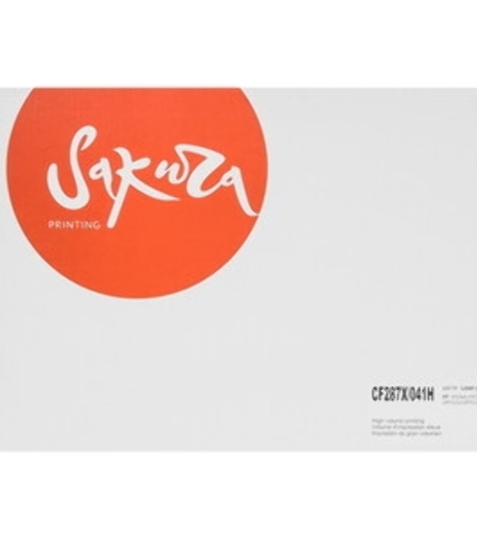 Картридж Sakura CF287X/041H для HP и Canon, черный, 20000 к.