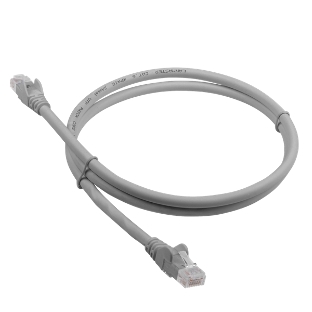 Патч-корд LANMASTER LSZH UTP кат.6, 1.5 м, серый