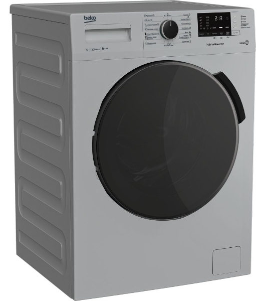 Стиральная машина Beko RSPE78612S серебристый, загрузка фронтальная 7 кг, 1200 об/мин., класс: А