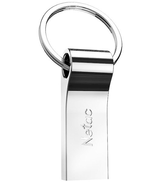 Флешка USB Netac U275 (NT03U275N-016G-20SL), 16Gb, USB 2.0, R/W 50/15, серебристый