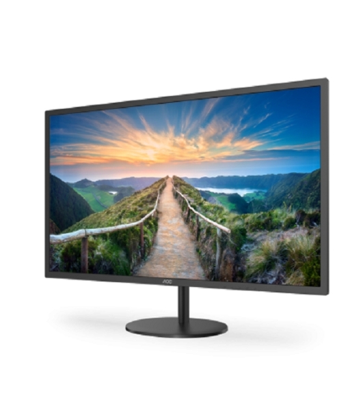 Монитор 31.5' AOC Q32V4 IPS 2560x1440, 75 Гц, 4 мс, 16:9, 250 кд/м2, 1xHDMI, 1xDP, 1x3.5 мм, черный