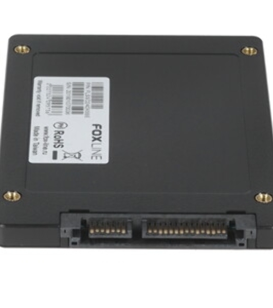 Накопитель SSD Foxline SSD X5ST, 240GB, 2.5' 7mm, SATA3, 3D TLC, R/W 500/450MB/s, IOPs 60 000/70 000, TBW 300, DWPD 1 (2 года)