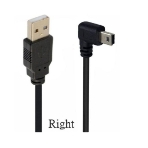 Кабель USB Type A на Mini USB угол вправо 3 м, фото 1