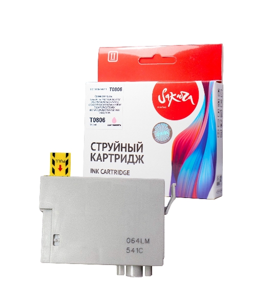 Картридж струйный Sakura C13T08064011 (T0806) для Epson, светло-пурпурный, 7,4 мл.
