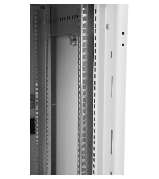 Шкаф телекоммуникационный напольный 42U (800x1000) дверь перфорированная (3 места), ШТК-М-42.8.10-4ААА