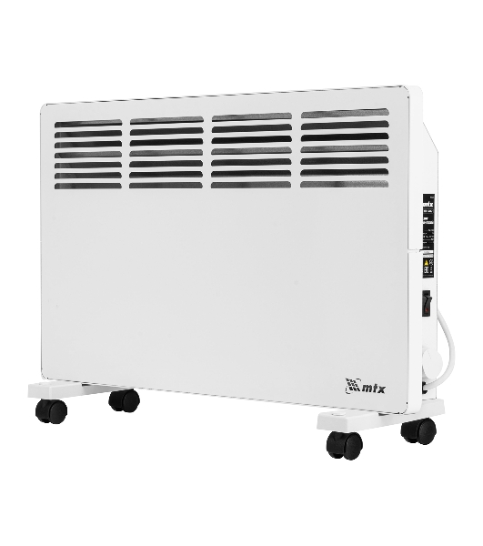 Конвектор электрический MTX КМ-1500.2 белый, 1500 Вт, 20 м2, термостат