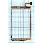 Сенсорное стекло (тачскрин) DEXP Ursus E170 черное, фото 1