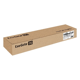 Патч-панель ExeGate EPP3-19-24-8P8C-C6-110D-C (19', UTP, 24 port, cat.6, KRONE&110(dual IDC), 1U, RoHS, с кабельным органайзером и защитными шторками, Black, RTL)