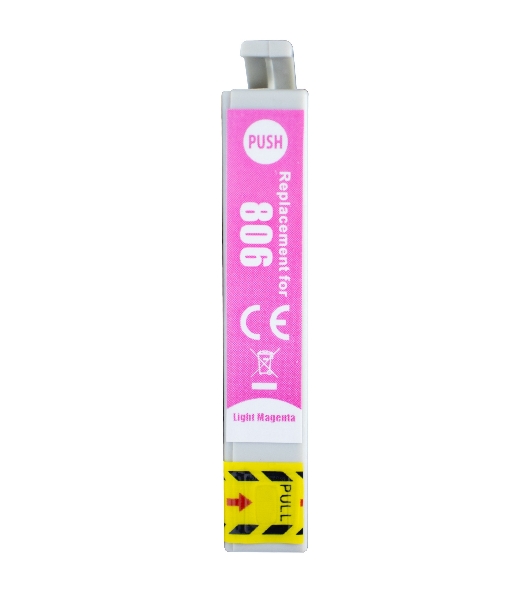 Картридж струйный Sakura C13T08064011 (T0806) для Epson, светло-пурпурный, 7,4 мл.