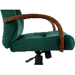 Кресло Бюрократ T-9928WALNUT Fabric Italia Green зеленый, ткань, фото27