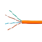Кабель Cablexpert UPC-5051E-LSZH-4-CU indoor, UTP-LSZH 4x2x0.51, медный, кат.5e, однож., 305м, box, оранжевый, фото 1