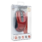 Мышь проводная Gembird MOP-400-R красный, 1000 dpi, USB, кнопки - 3, фото3