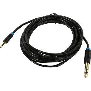 Кабель Vention аудио Jack 6,5 мм M/3,5 M - 3 м