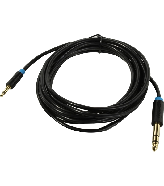 Кабель Vention аудио Jack 6,5 мм M/3,5 M - 3 м