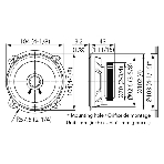 Колонки автомобильные Kenwood KFC-S1056 4Ом 10 см (4 дюйм) (ком.: 2 кол.) широкополосные однополосные, фото2