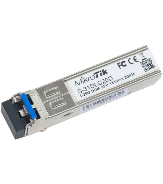 Трансивер Mikrotik S-31DLC20D SFP module 1.25G SM 20km 1310nm