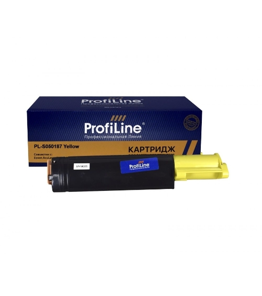 Картридж Тонер-туба ProfiLine PL-S050187 для принтеров Epson AcuLaser C1100D/C1100DN/C1100N/CX11N/CX11NF/CX11NFC/CX11NFT Yellow 4000 копий