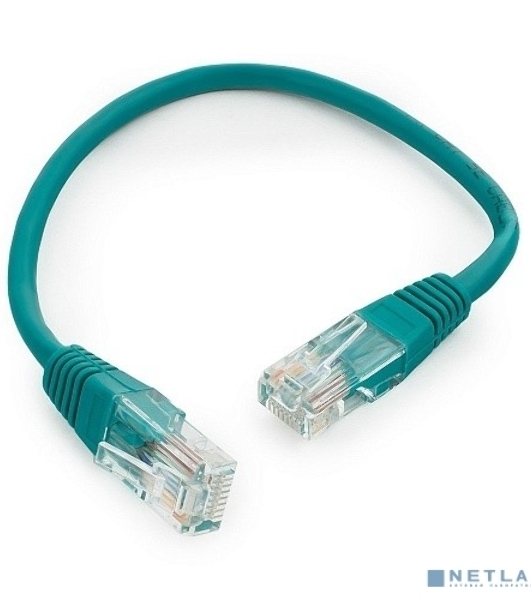 Патч-корд UTP Cablexpert cat.5e, 0.25м, литой, многожильный, фиолетовый