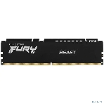 Оперативная память Kingston Fury Beast, DDR5, 32GB (1x32GB), 5200MHz, CL40, DIMM, радиатор, черный, фото10