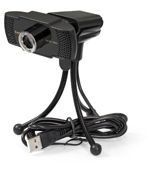 Веб-камера ExeGate BusinessPro C922 FullHD 1920x1080, 30 кадр/с, USB Type-A, микрофон (шумоподавление), универсальное крепление, штатив в комплекте