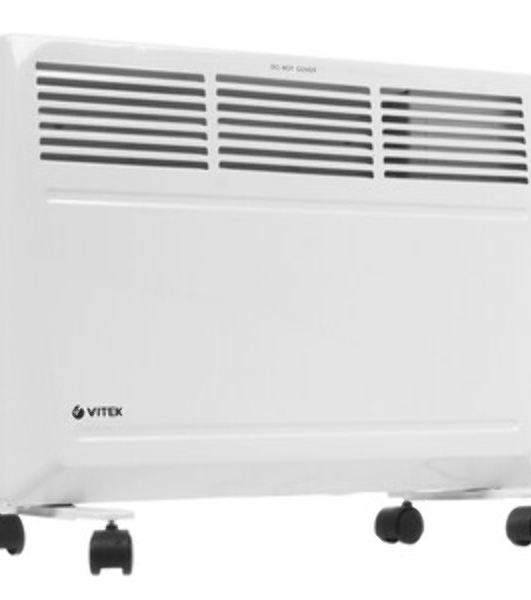 Конвектор Vitek VT-2183 белый, 1000Вт, 20м2, термостат
