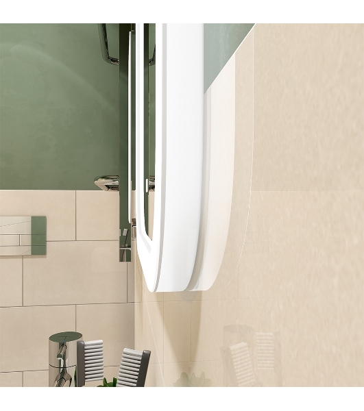 Зеркало Bau Stil 40х70, LeD подсветка, сенсор, антипар, пластиковый защитный корпус