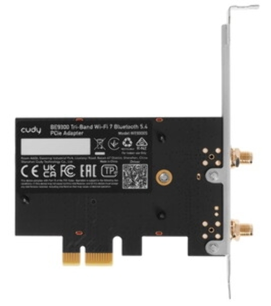 Адаптер Wi-Fi Cudy BE9300 Wi-Fi 7 PCI Express Adapter