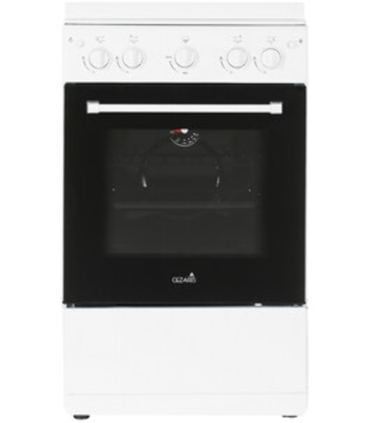 Плита газовая Cezaris ПГ 2150-08 белый, конфорок 4 шт, духовка 43 л, 51 см x 85 см x 55 см