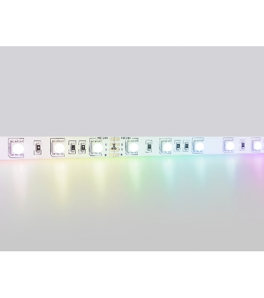 Светодиодная лента Ambrella light GS4302 5050 60Led/ 14.4W m/ 24V IP20 RGB/ 5000*10*1.87mm (4 конт.)