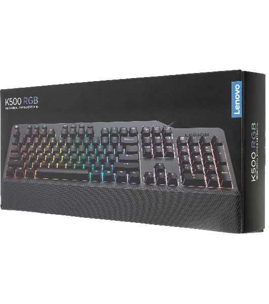 Клавиатура Lenovo Legion K500 RGB Mechanical проводная, USB Type-A, серый