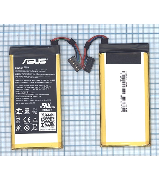 Аккумуляторная батарея C11P1407 для Asus PadFone X Mini Station 2100mAh, 7.98Wh 3,8V