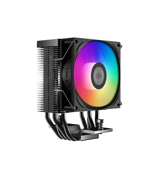 Кулер PCCooler R400 ARGb черный 92мм алюминий+медь 2200r m 30db 4-pin 180W 133мм