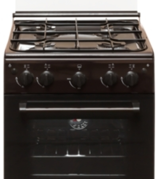 Плита газовая Cezaris ПГ 2150-09 коричневый, конфорок 4 шт, духовка 43 л, 50 см x 85 см x 50 см